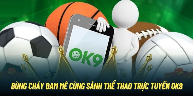 Bùng cháy đam mê cùng sảnh thể thao trực tuyến OK9