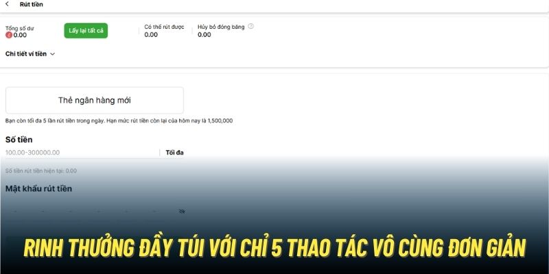 Rinh thưởng đầy túi với chỉ 5 thao tác vô cùng đơn giản